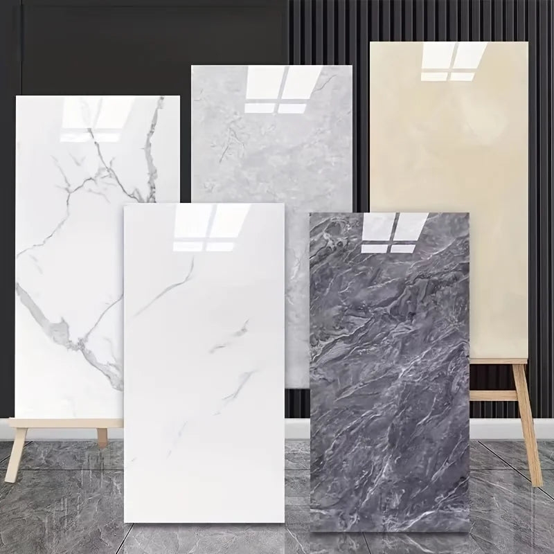adhesive Marble Tiles Sticker Waterproof Floor, Kitchen, Bathroom