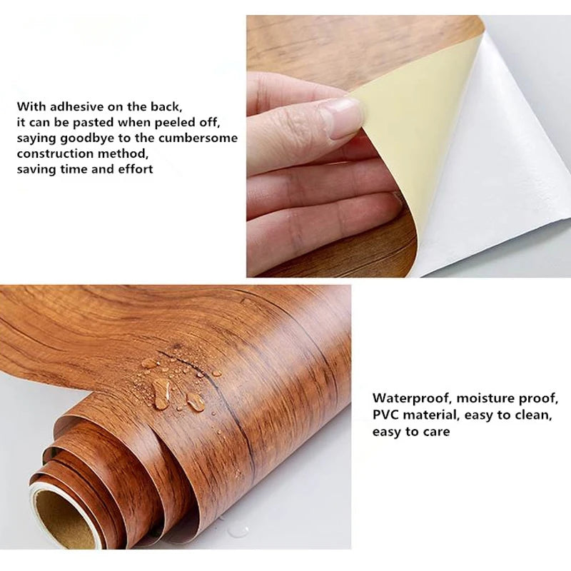Furniture Waterproof Vinyl Wall Sticker Self Adhesive Kitchen, Cabinet