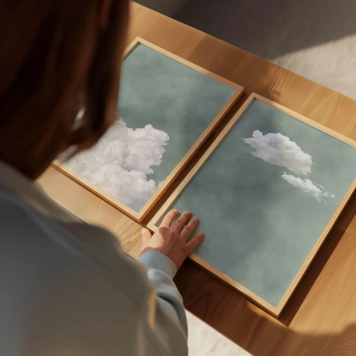 CloudSky Abstract Canvas Print Poster