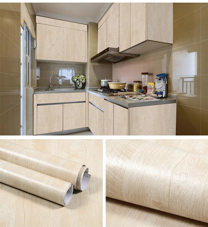 Furniture Waterproof Vinyl Wall Sticker Self Adhesive Kitchen, Cabinet