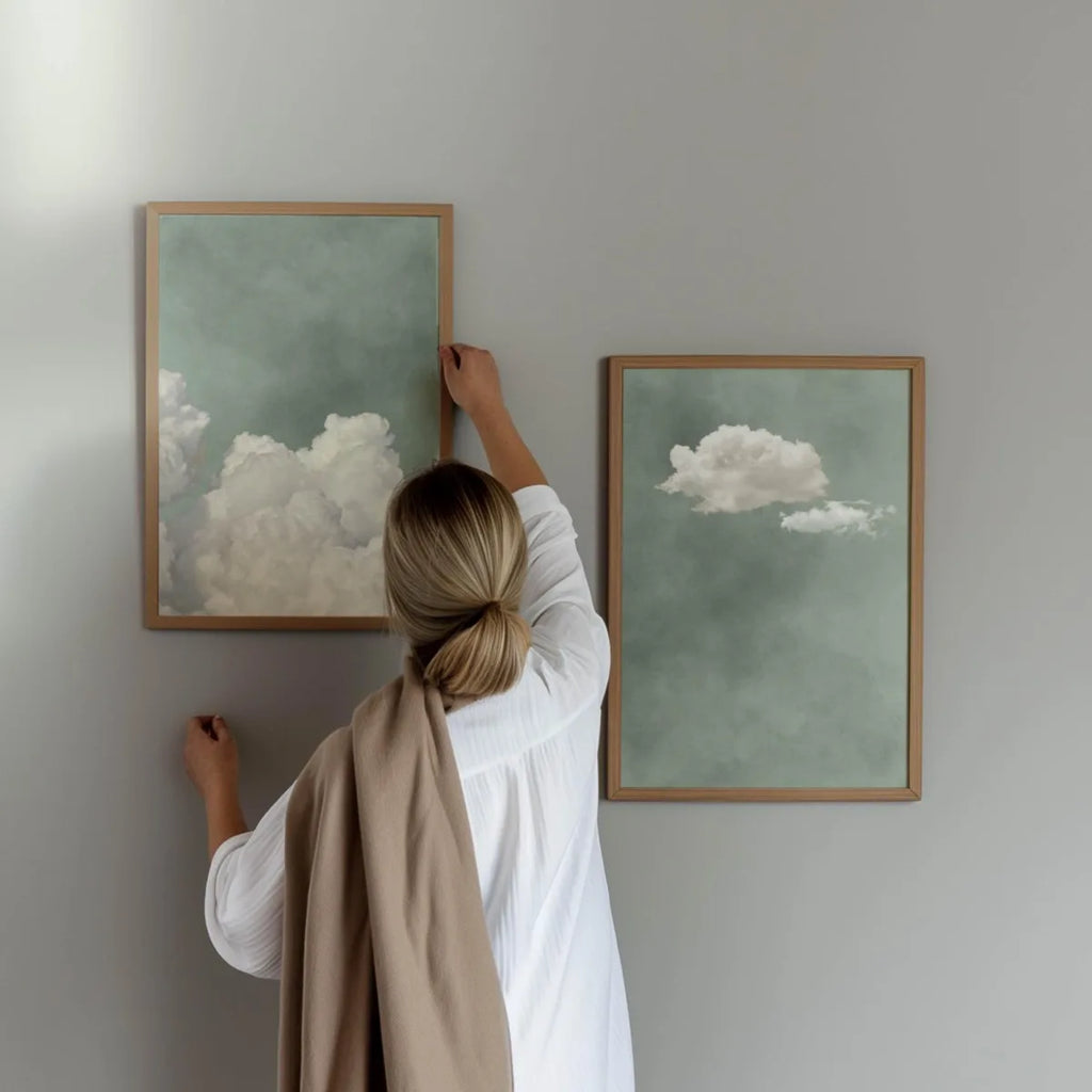 CloudSky Abstract Canvas Print Poster