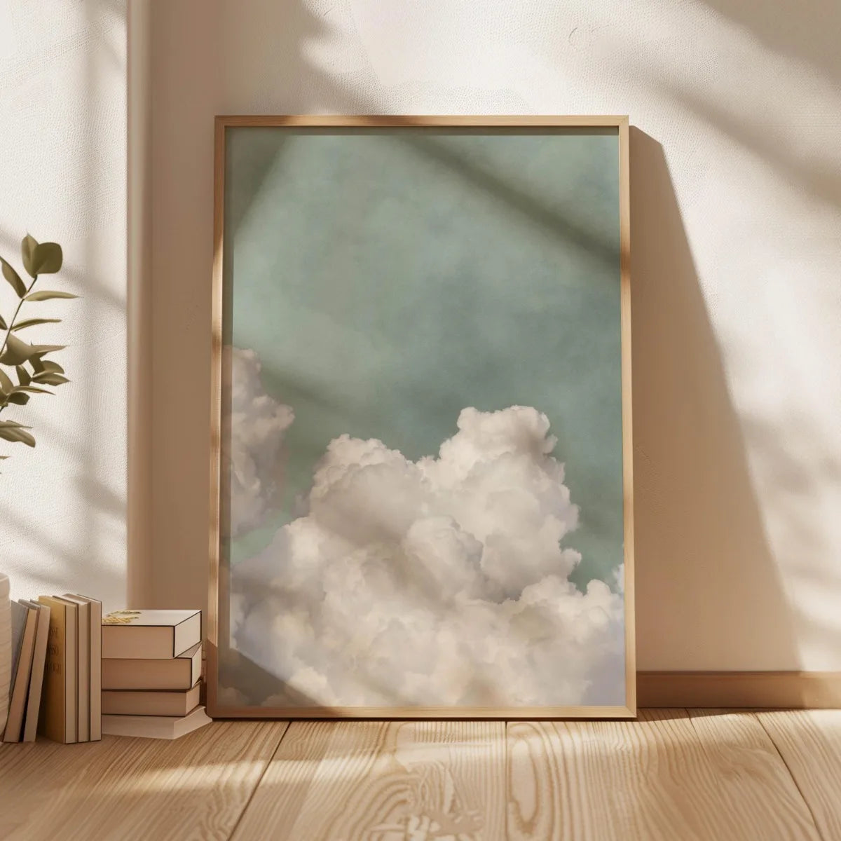 CloudSky Abstract Canvas Print Poster