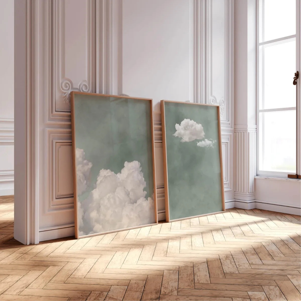 CloudSky Abstract Canvas Print Poster
